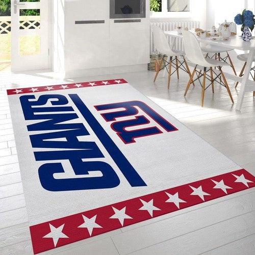 New York Giants Banner Nfl Logobereich für Geschenk an uns G Teppich, Teppiche - Outdoor Teppich, Teppich Wohnzimmer, Küchenteppich, Kinderzimmer, Modern