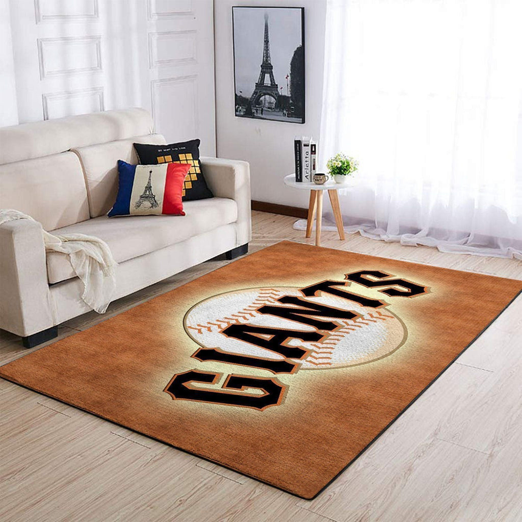 San Francisco Giants Area Mlb-Baseballteam Logo005 Teppich, Teppiche - Outdoor Teppich, Teppich Wohnzimmer, Küchenteppich, Kinderzimmer, Modern