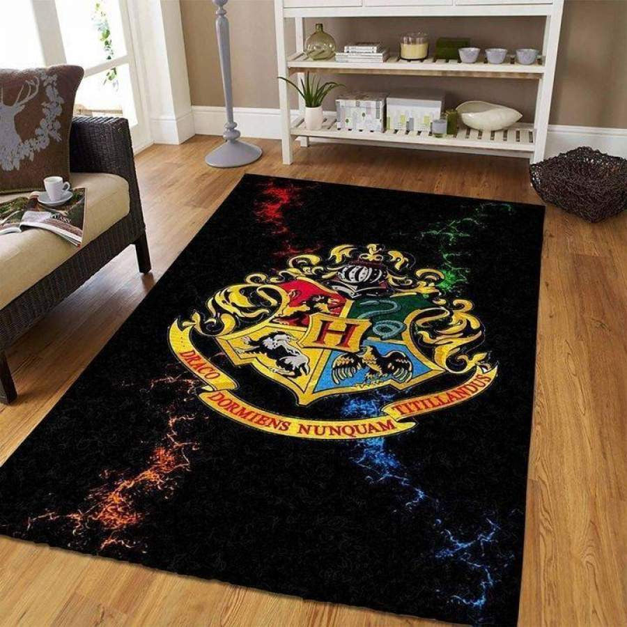 Harry Potter Hogwarts Film Ofd Hp015 Teppich, Teppiche - Outdoor Teppich, Teppich Wohnzimmer, Küchenteppich, Kinderzimmer, Modern