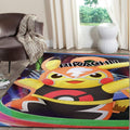 Pikachu Pokemon Anime Fn080219 Filmbereich Teppich, Teppiche - Outdoor Teppich, Teppich Wohnzimmer, Küchenteppich, Kinderzimmer, Modern