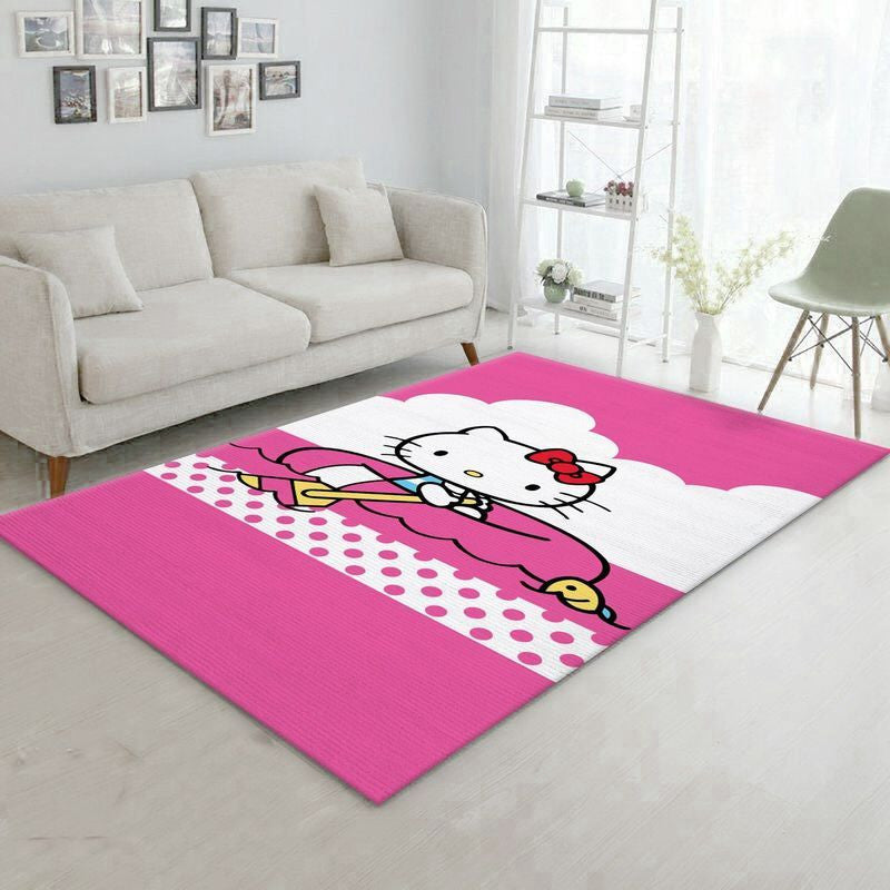 Hallo Kitty 1 Teppich, Teppiche - Outdoor Teppich, Teppich Wohnzimmer, Küchenteppich, Kinderzimmer, Modern