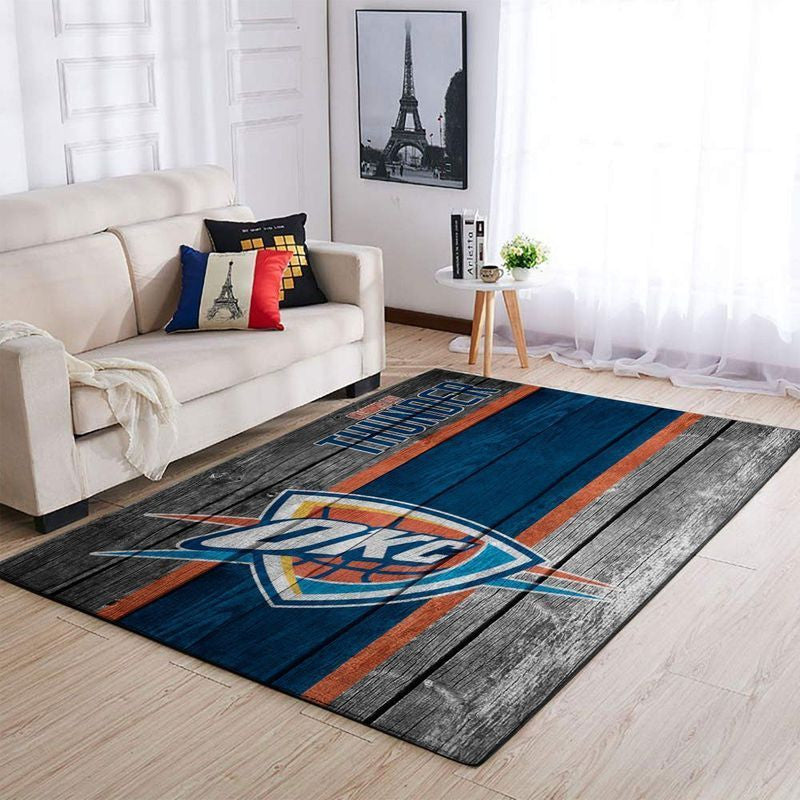 Oklahoma City Thunder NBA 6 Teppich, Teppiche - Outdoor Teppich, Teppich Wohnzimmer, Küchenteppich, Kinderzimmer, Modern
