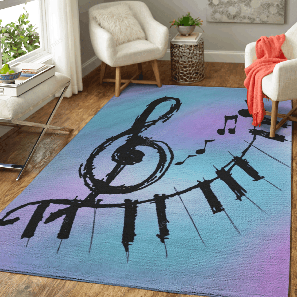 Musik war meine erste Liebesmusik für Fans Teppich, Teppiche - Outdoor Teppich, Teppich Wohnzimmer, Küchenteppich, Kinderzimmer, Modern