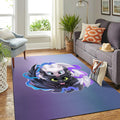 Jack Skellington Der Kürbiskönig-Wohnbereich Halloween Jack Skellington Kürbiskönig-Wohnbereich Teppich, Teppiche - Outdoor Teppich, Teppich Wohnzimmer, Küchenteppich, Kinderzimmer, Modern