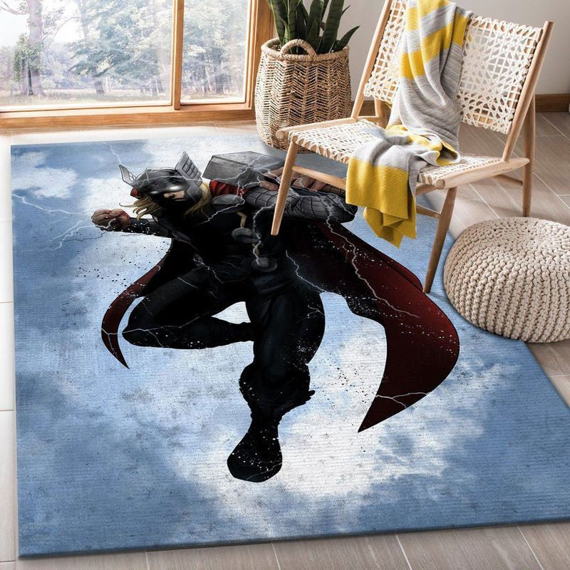 Marvel Avengers Mcu Thor 1 Teppich, Teppiche - Outdoor Teppich, Teppich Wohnzimmer, Küchenteppich, Kinderzimmer, Modern