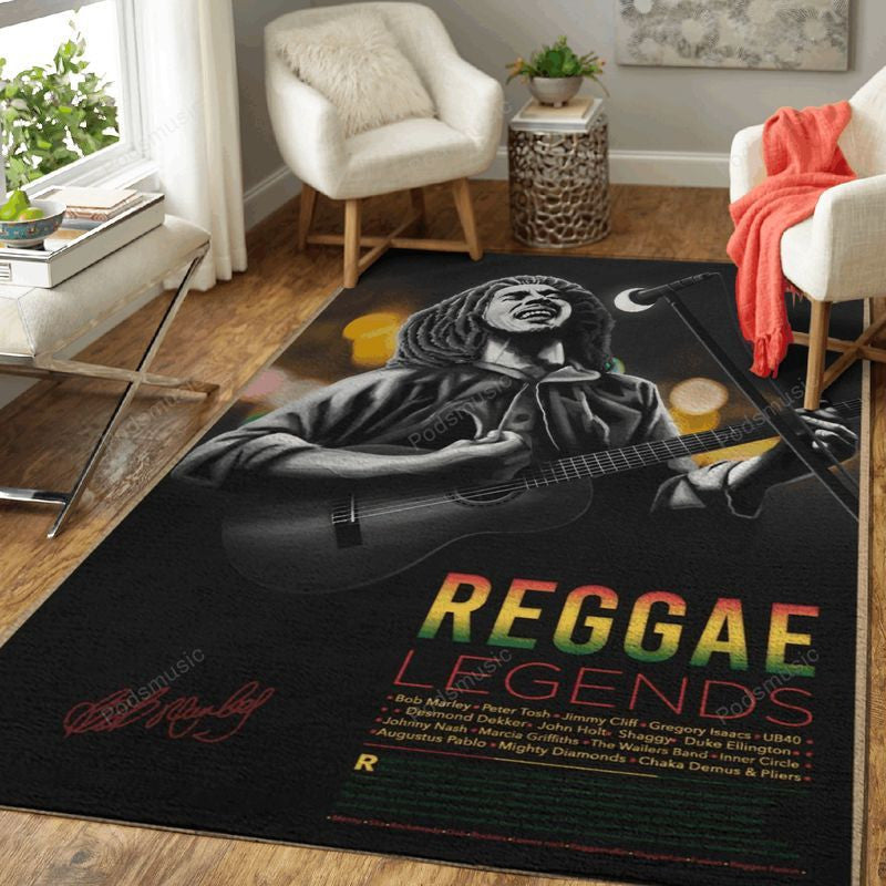Reggae-Legenden-Musik Teppich, Teppiche - Outdoor Teppich, Teppich Wohnzimmer, Küchenteppich, Kinderzimmer, Modern