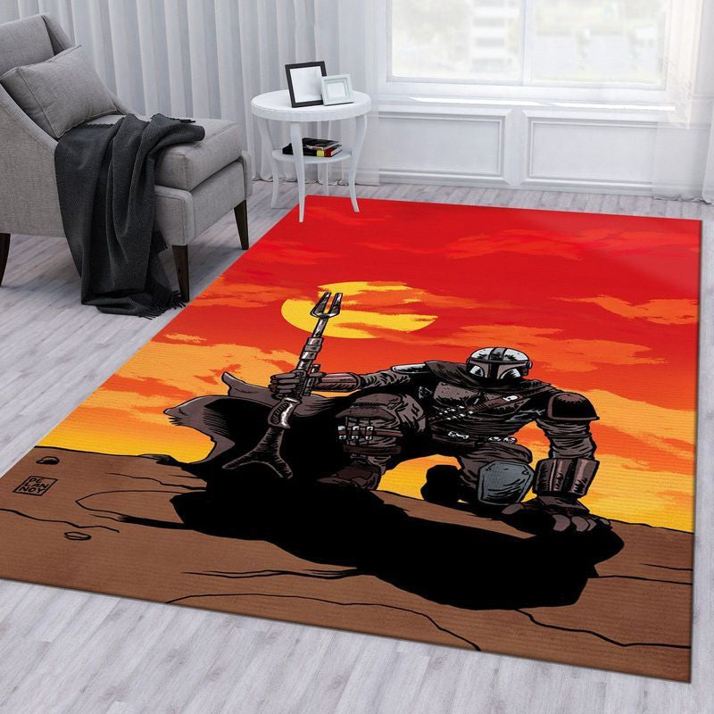 Mandalorianischer Star Wars 14 Teppich, Teppiche - Outdoor Teppich, Teppich Wohnzimmer, Küchenteppich, Kinderzimmer, Modern