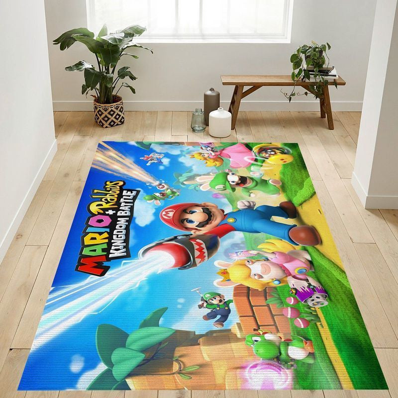 Mariokart 8 Teppich, Teppiche - Outdoor Teppich, Teppich Wohnzimmer, Küchenteppich, Kinderzimmer, Modern