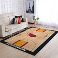 Miami Heat Area NBA-Basketballteam Logo004 Teppich, Teppiche - Outdoor Teppich, Teppich Wohnzimmer, Küchenteppich, Kinderzimmer, Modern
