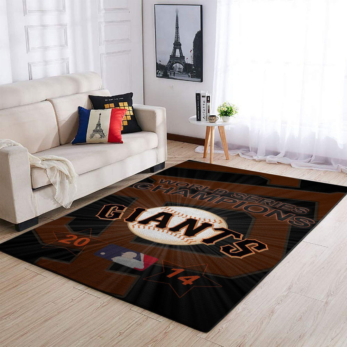 San Francisco Giants Area Mlb-Baseballteam Logo002 Teppich, Teppiche - Outdoor Teppich, Teppich Wohnzimmer, Küchenteppich, Kinderzimmer, Modern
