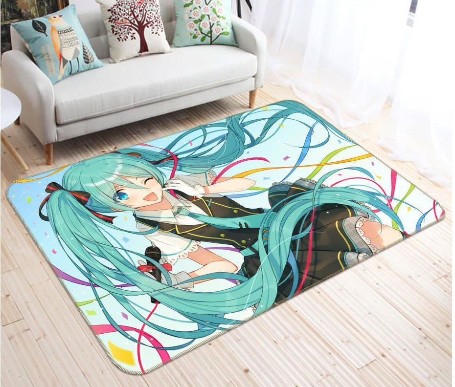 Hatsune Miku-Anime 80 Teppich, Teppiche - Outdoor Teppich, Teppich Wohnzimmer, Küchenteppich, Kinderzimmer, Modern