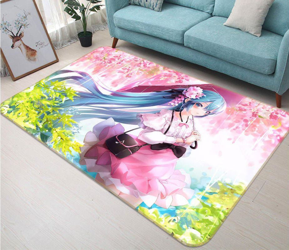 Hatsune Miku-Anime 38 Teppich, Teppiche - Outdoor Teppich, Teppich Wohnzimmer, Küchenteppich, Kinderzimmer, Modern