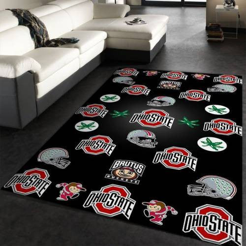 Ohio State Rosskastanien Ncaa 4 Teppich, Teppiche - Outdoor Teppich, Teppich Wohnzimmer, Küchenteppich, Kinderzimmer, Modern