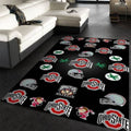 Ohio State Rosskastanien Ncaa 4 Teppich, Teppiche - Outdoor Teppich, Teppich Wohnzimmer, Küchenteppich, Kinderzimmer, Modern