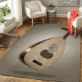 Oud 01 Musikwerkzeuge für Fans Teppich, Teppiche - Outdoor Teppich, Teppich Wohnzimmer, Küchenteppich, Kinderzimmer, Modern