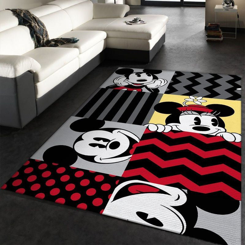 Micky Maus Disney 36 Teppich, Teppiche - Outdoor Teppich, Teppich Wohnzimmer, Küchenteppich, Kinderzimmer, Modern