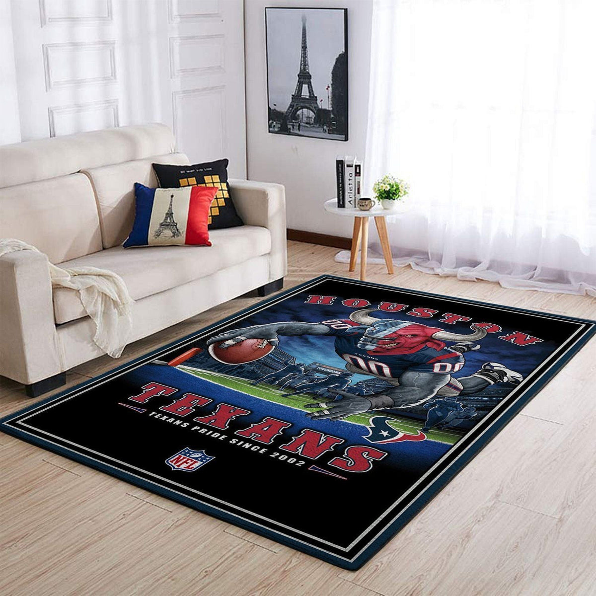 Houston Texans Nfl Team Pride Rechteckbereich Teppich, Teppiche - Outdoor Teppich, Teppich Wohnzimmer, Küchenteppich, Kinderzimmer, Modern