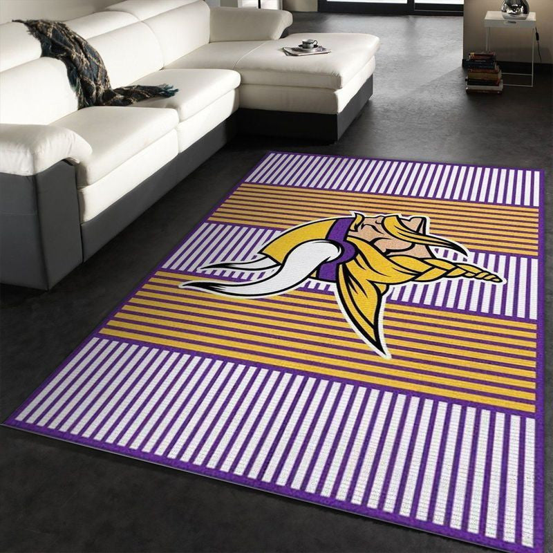 Minnesota Vikings Football Nfl 8 Teppich, Teppiche - Outdoor Teppich, Teppich Wohnzimmer, Küchenteppich, Kinderzimmer, Modern