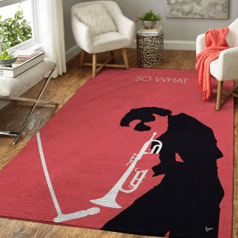Mein Miles Davis Minimal Musicwork Minimal Musicworks Teppich, Teppiche - Outdoor Teppich, Teppich Wohnzimmer, Küchenteppich, Kinderzimmer, Modern