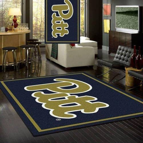 Pittsburgh Panthers Area Football 001 Teppich, Teppiche - Outdoor Teppich, Teppich Wohnzimmer, Küchenteppich, Kinderzimmer, Modern