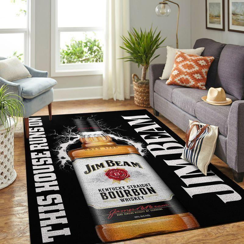 Jim Beam Area Dieses Haus läuft auf Ofd 20030911 Teppich, Teppiche - Outdoor Teppich, Teppich Wohnzimmer, Küchenteppich, Kinderzimmer, Modern