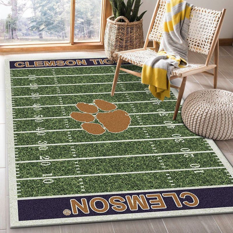 NFL-Fans Clemson Tigers Field Teppich, Teppiche - Outdoor Teppich, Teppich Wohnzimmer, Küchenteppich, Kinderzimmer, Modern