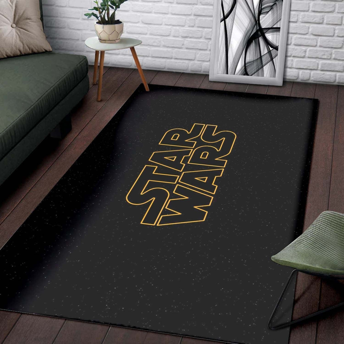 Star Wars-Logobereich Teppich, Teppiche - Outdoor Teppich, Teppich Wohnzimmer, Küchenteppich, Kinderzimmer, Modern