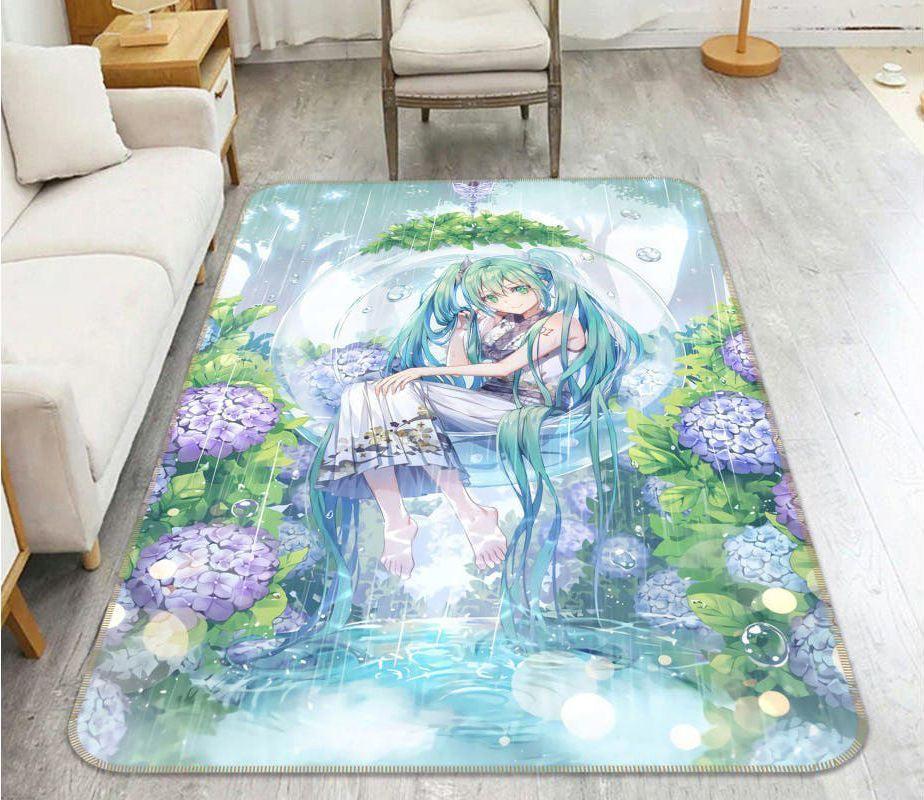 Hatsune Miku-Anime 73 Teppich, Teppiche - Outdoor Teppich, Teppich Wohnzimmer, Küchenteppich, Kinderzimmer, Modern