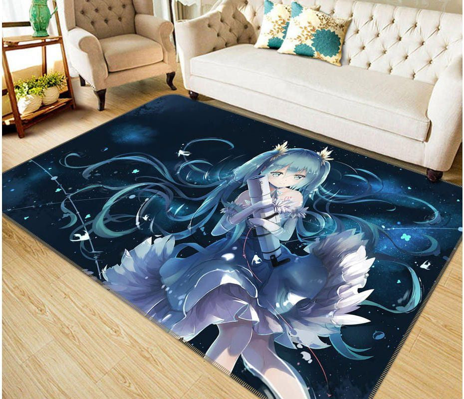Hatsune Miku-Anime 81 Teppich, Teppiche - Outdoor Teppich, Teppich Wohnzimmer, Küchenteppich, Kinderzimmer, Modern