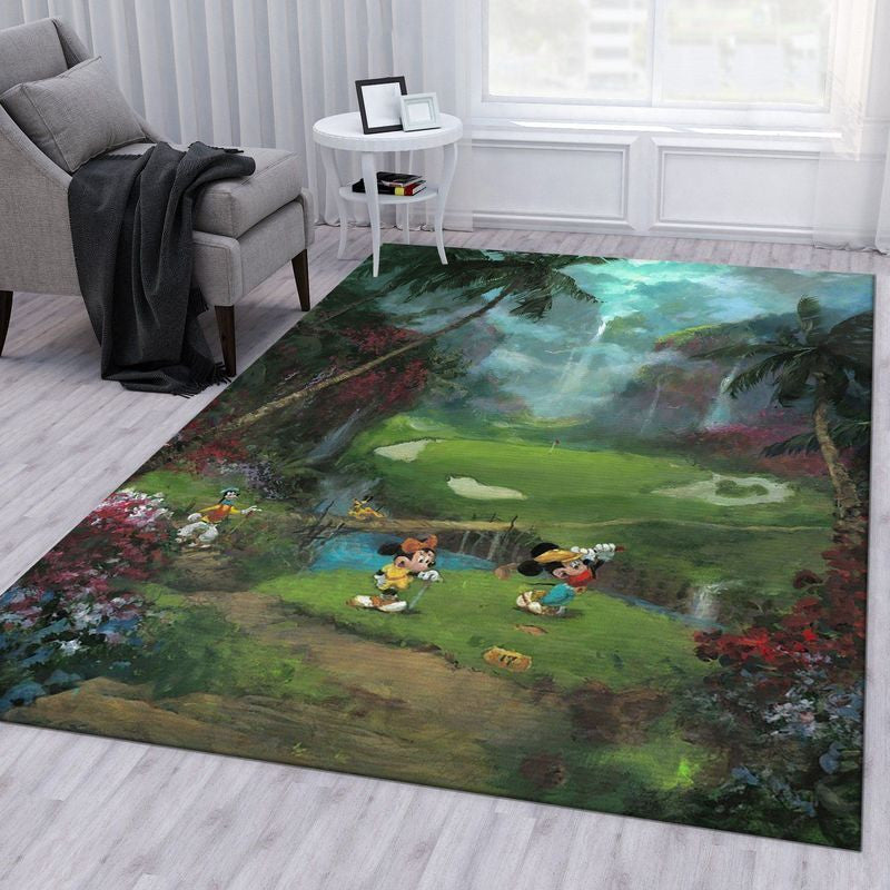 Micky und Minnie Maus Disney 1 Teppich, Teppiche - Outdoor Teppich, Teppich Wohnzimmer, Küchenteppich, Kinderzimmer, Modern