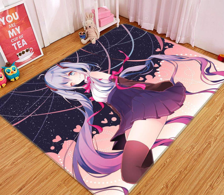 Hatsune Miku-Anime 16 Teppich, Teppiche - Outdoor Teppich, Teppich Wohnzimmer, Küchenteppich, Kinderzimmer, Modern