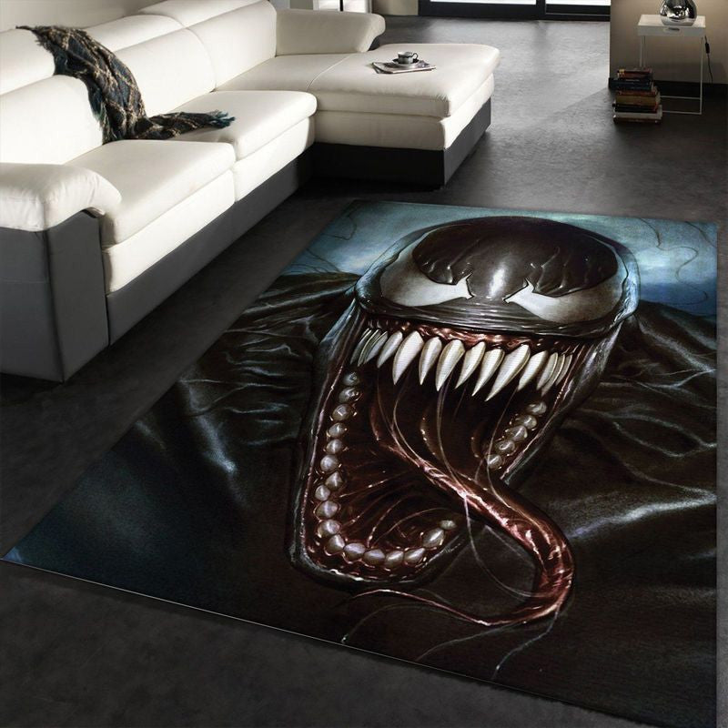 Marvel Venom Superhelden-Heldenfilm Teppich, Teppiche - Outdoor Teppich, Teppich Wohnzimmer, Küchenteppich, Kinderzimmer, Modern
