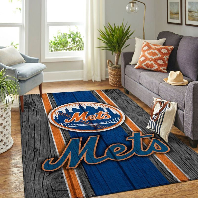 New York Mets Mlb 11 Teppich, Teppiche - Outdoor Teppich, Teppich Wohnzimmer, Küchenteppich, Kinderzimmer, Modern