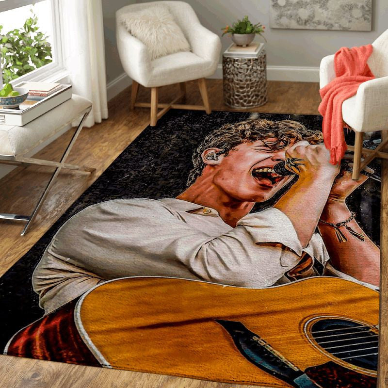 Shawn Mendes Sänger 20 Teppich, Teppiche - Outdoor Teppich, Teppich Wohnzimmer, Küchenteppich, Kinderzimmer, Modern