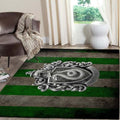 Slytherin Fn201018 Harry Potter Bereich Bodendekorationsbereich Teppich, Teppiche - Outdoor Teppich, Teppich Wohnzimmer, Küchenteppich, Kinderzimmer, Modern