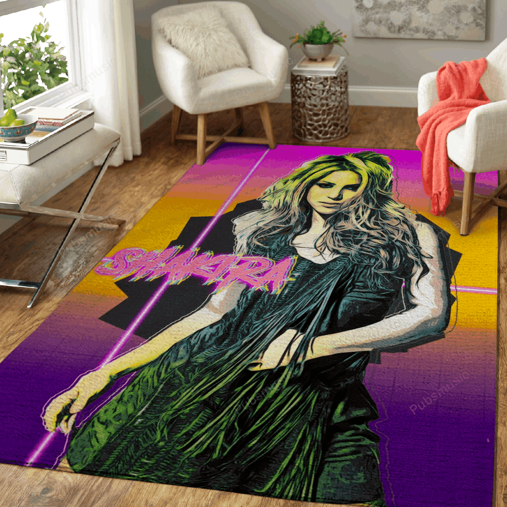 Shakira-Musik für Fans Teppich, Teppiche - Outdoor Teppich, Teppich Wohnzimmer, Küchenteppich, Kinderzimmer, Modern