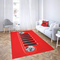 Jeep-Bereich Rot Teppich, Teppiche - Outdoor Teppich, Teppich Wohnzimmer, Küchenteppich, Kinderzimmer, Modern