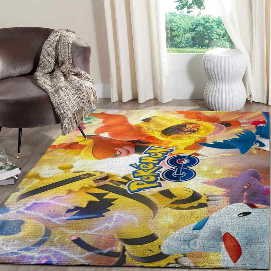 Pokemon Anime Movies Bereich Weihnachtsgeschenk004 Teppich, Teppiche - Outdoor Teppich, Teppich Wohnzimmer, Küchenteppich, Kinderzimmer, Modern