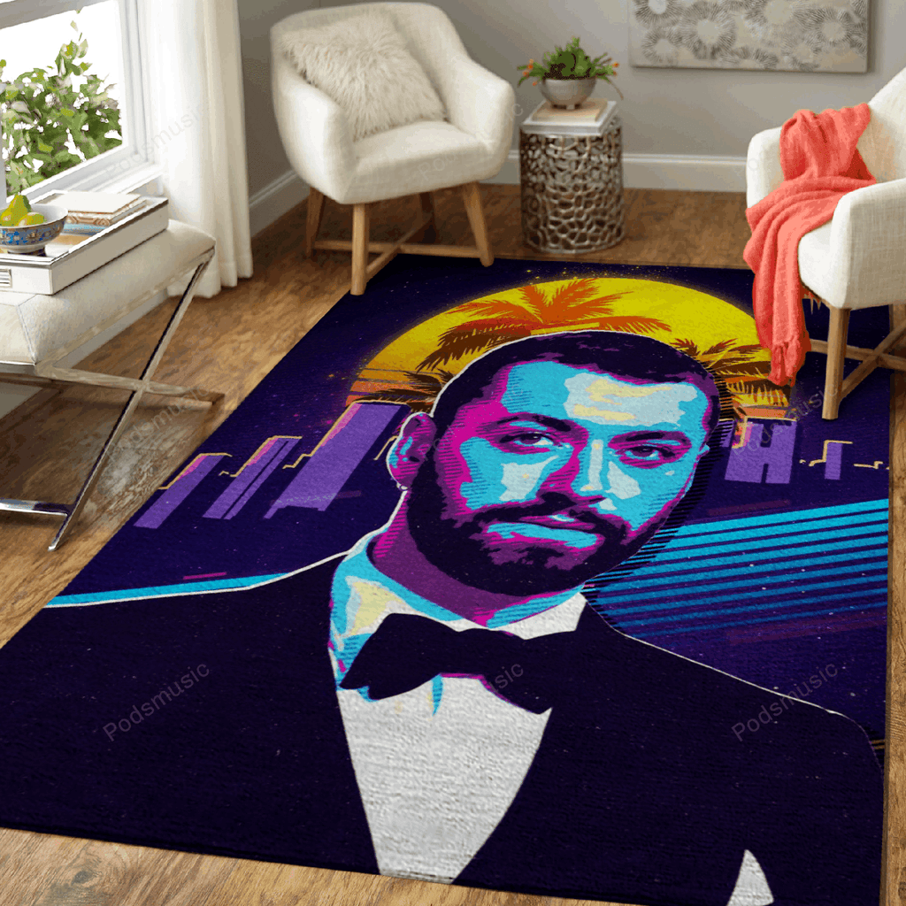 Sam Smith Musik Sam Smith für Fans Teppich, Teppiche - Outdoor Teppich, Teppich Wohnzimmer, Küchenteppich, Kinderzimmer, Modern