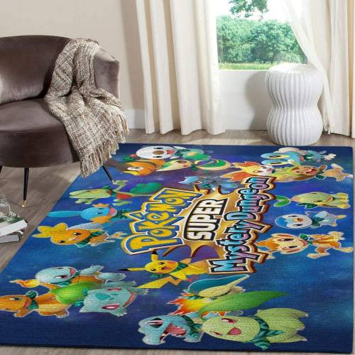 Pokemon Super Mystery Dungeon Anime Fn080201 Filmbereich Teppich, Teppiche - Outdoor Teppich, Teppich Wohnzimmer, Küchenteppich, Kinderzimmer, Modern