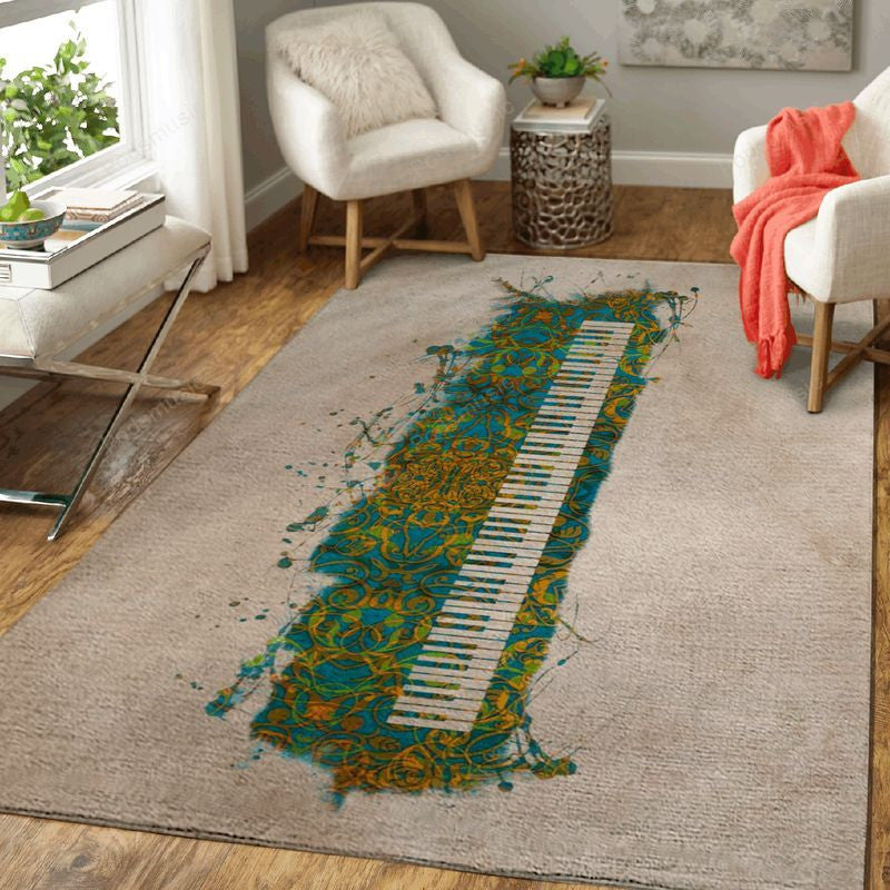 Keyboardmusik 001 Teppich, Teppiche - Outdoor Teppich, Teppich Wohnzimmer, Küchenteppich, Kinderzimmer, Modern