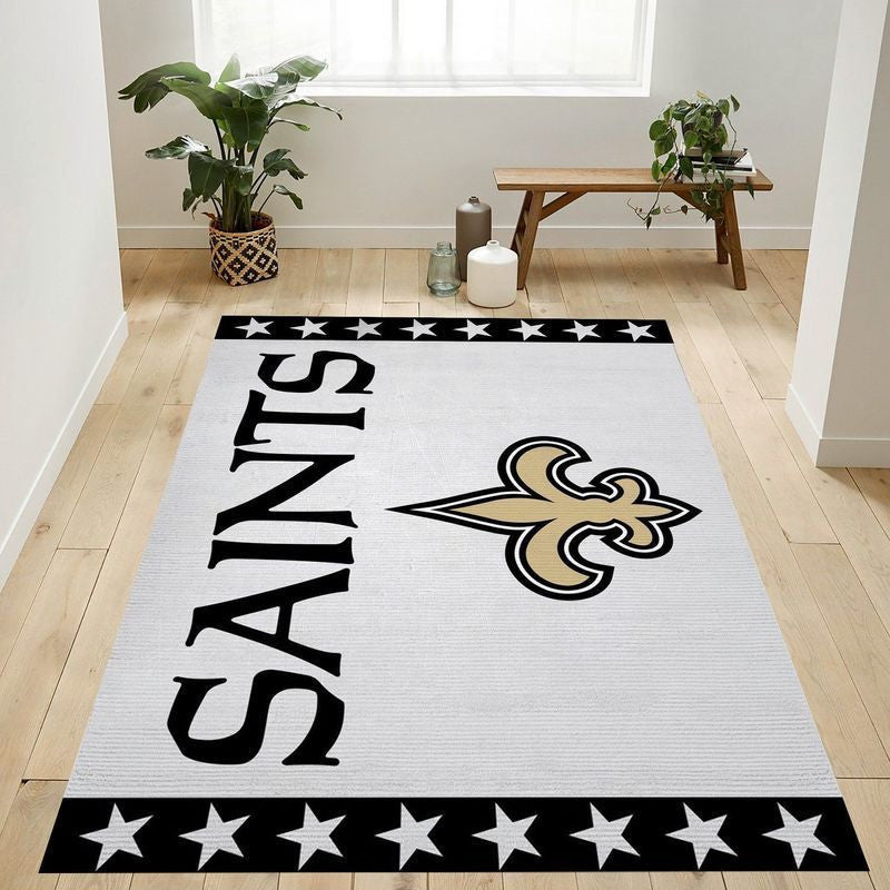 New Orleans Saints NFL 5 Teppich, Teppiche - Outdoor Teppich, Teppich Wohnzimmer, Küchenteppich, Kinderzimmer, Modern