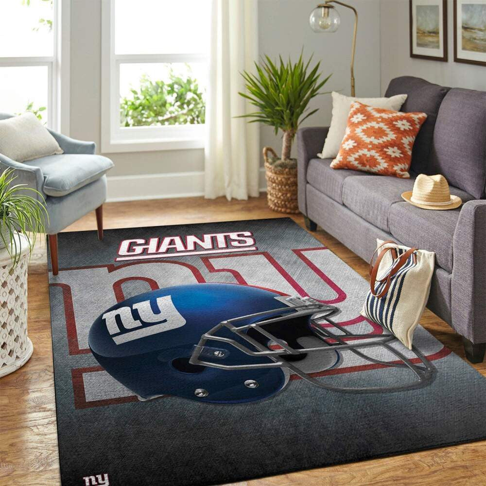 New York Giants Nfl Area Teamhelm Sport Teppich, Teppiche - Outdoor Teppich, Teppich Wohnzimmer, Küchenteppich, Kinderzimmer, Modern