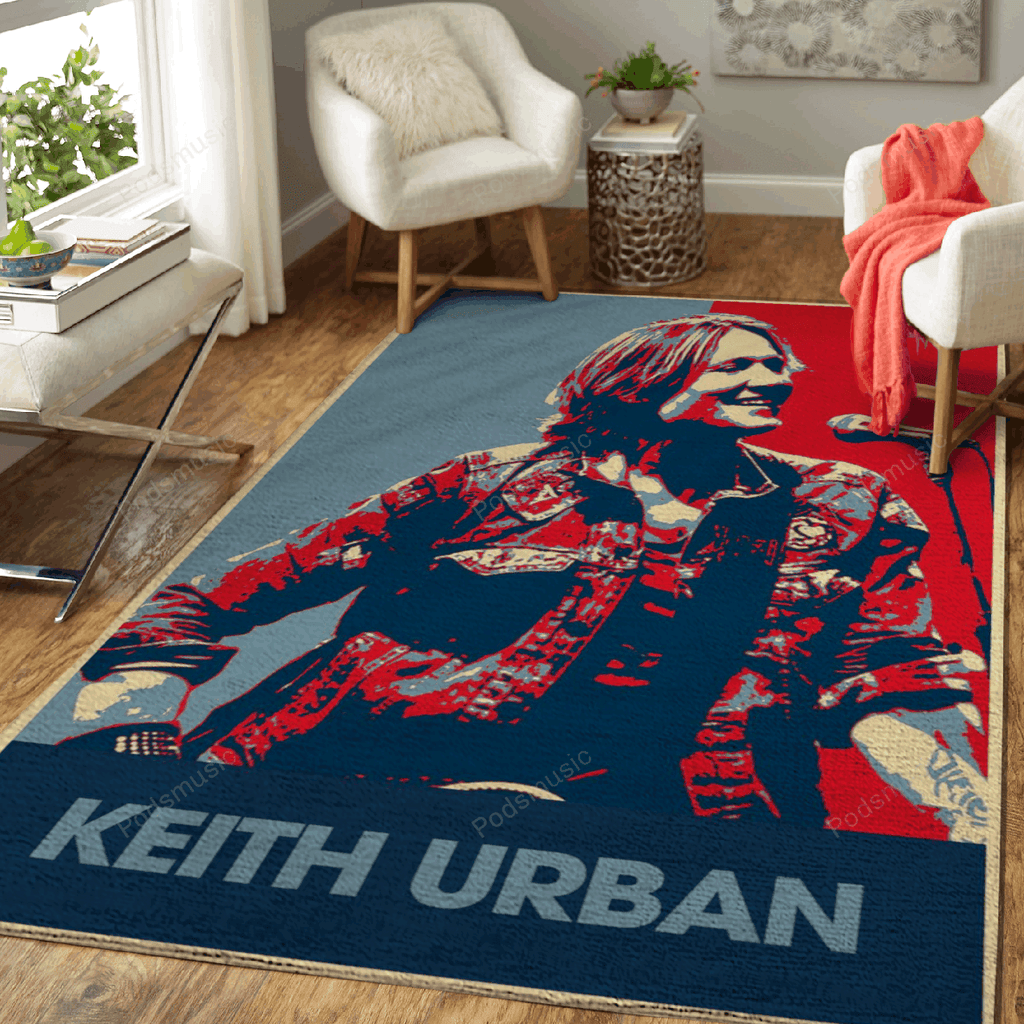 Keith Urban Country-Musik für Fans Teppich, Teppiche - Outdoor Teppich, Teppich Wohnzimmer, Küchenteppich, Kinderzimmer, Modern