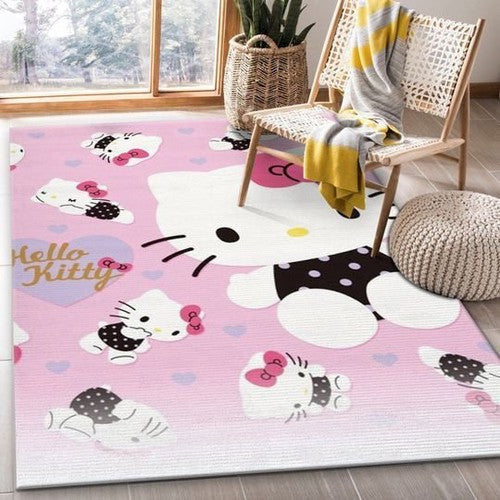 Hello Kitty 7 Us-Geschenk-Dekorationsbereich Teppich, Teppiche - Outdoor Teppich, Teppich Wohnzimmer, Küchenteppich, Kinderzimmer, Modern