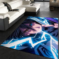 Naruto Shippuuden Sasuke Sharingan Rinnegan Chidori Teppich, Teppiche - Outdoor Teppich, Teppich Wohnzimmer, Küchenteppich, Kinderzimmer, Modern