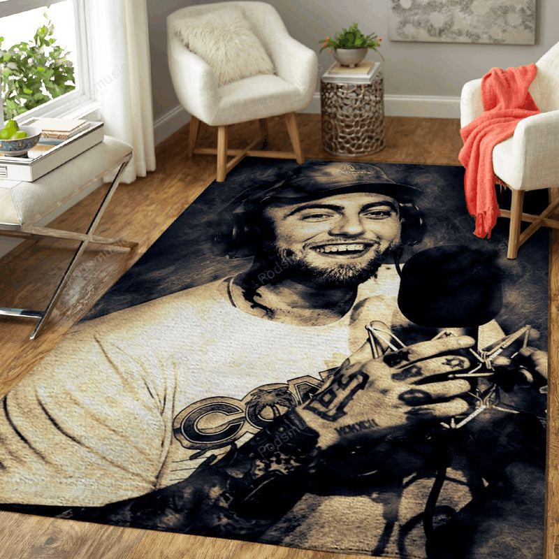 Mac Miller Musik und Rapper Teppich, Teppiche - Outdoor Teppich, Teppich Wohnzimmer, Küchenteppich, Kinderzimmer, Modern