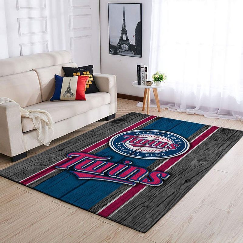 Minnesota Twins Mlb 4 Teppich, Teppiche - Outdoor Teppich, Teppich Wohnzimmer, Küchenteppich, Kinderzimmer, Modern
