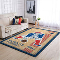 Team-Logo-Sport im Retro-Stil der New England Patriots Nfl Area Teppich, Teppiche - Outdoor Teppich, Teppich Wohnzimmer, Küchenteppich, Kinderzimmer, Modern