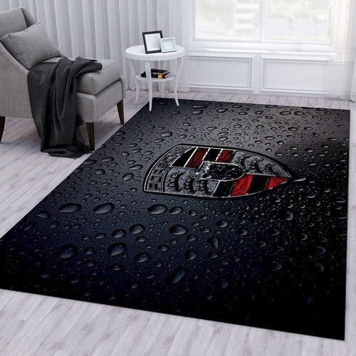 Porsche Logo Ver1 Schlafzimmer Us Geschenk Dekorbereich Teppich, Teppiche - Outdoor Teppich, Teppich Wohnzimmer, Küchenteppich, Kinderzimmer, Modern